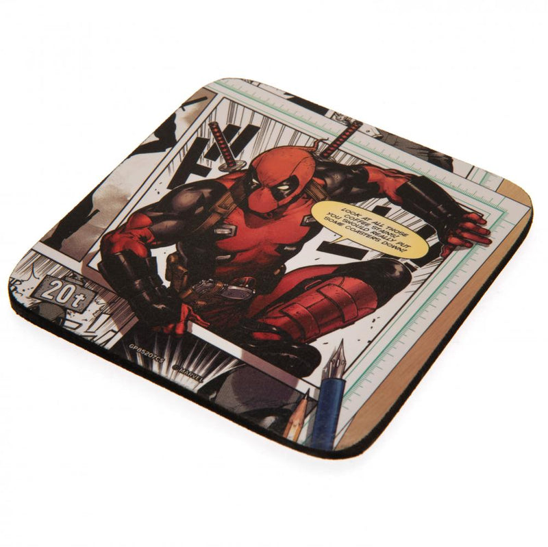 Deadpool Mug & Coaster Set, side angle