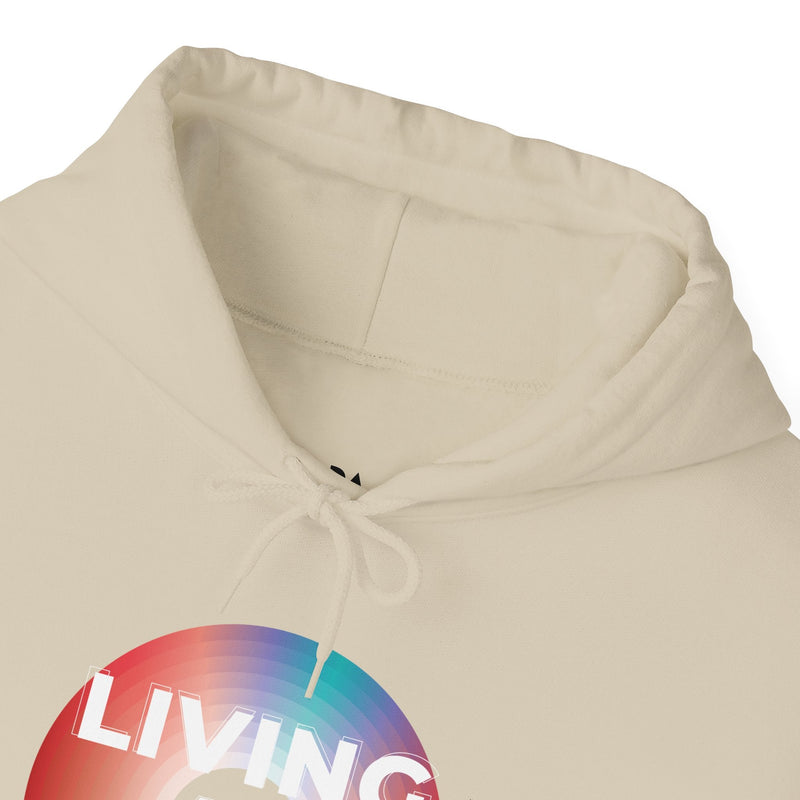 'Living at 33rpm' Men's Hoodie, additional view