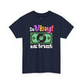 'In Vinyl We Trust' Men's T-Shirt, packaging shot