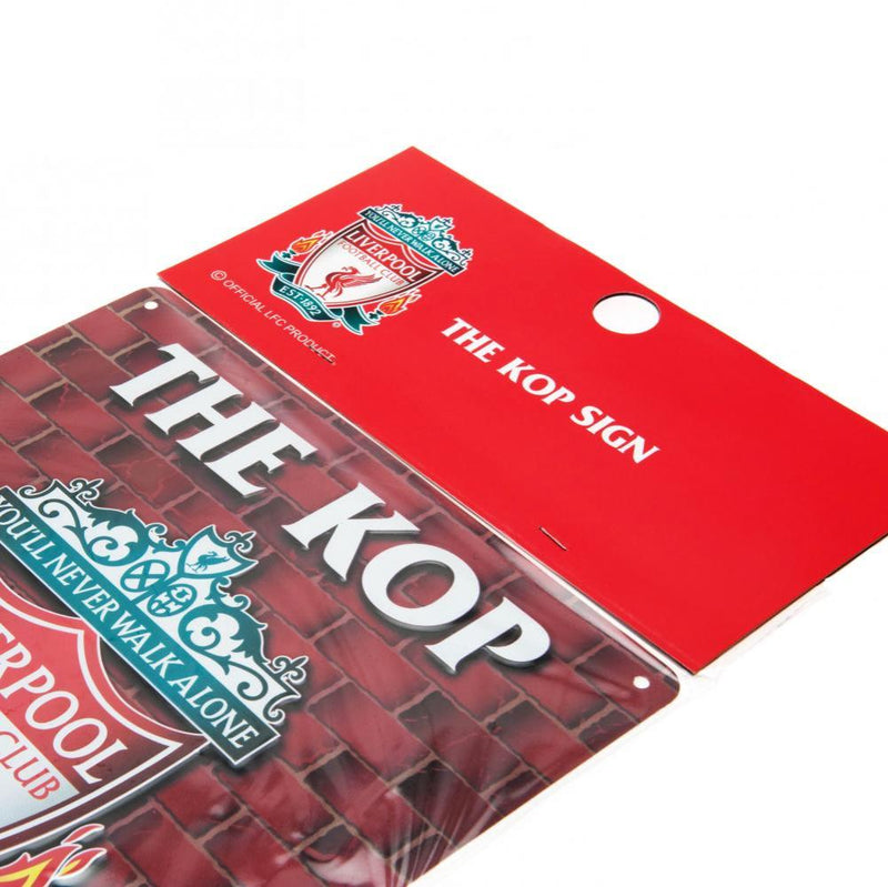 Liverpool FC The Kop Sign, side angle