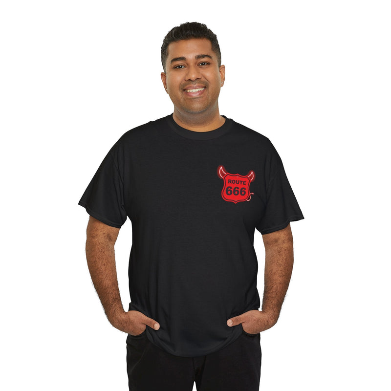 'Highway to Hell' Lyric T-Shirt, in display