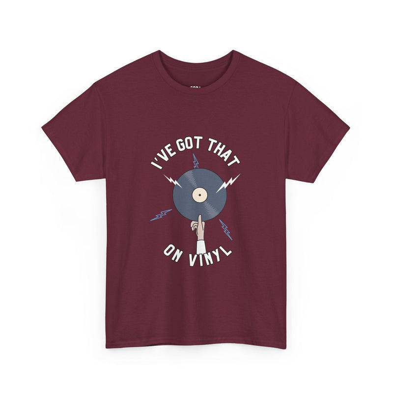 'I've Got That On Vinyl' T-Shirt, packaging shot