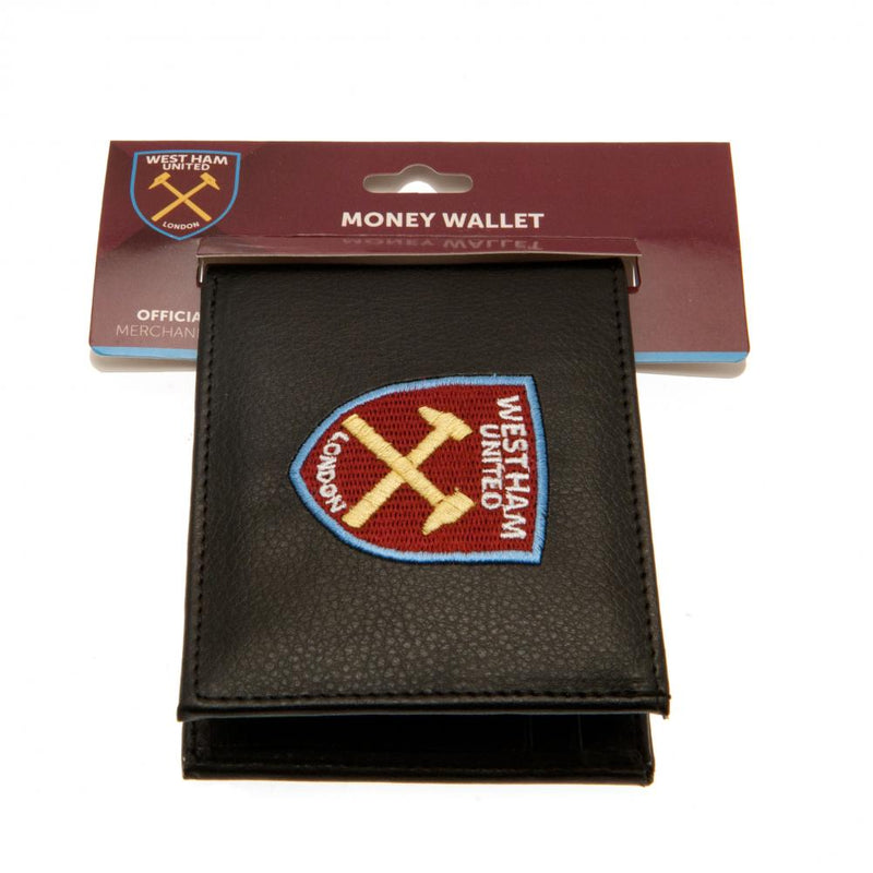 West Ham United FC Embroidered Wallet, close-up detail