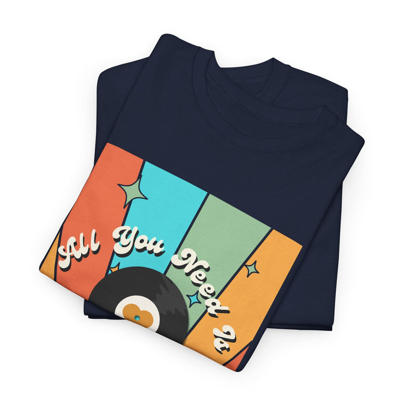 'All You Need Is Vinyl' T-Shirt, close-up detail
