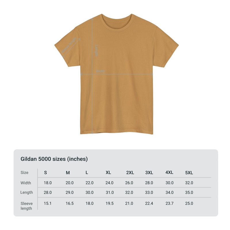 'Vinyl Records Are Groovy' Bold T-Shirt, size reference