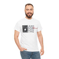 'Just for the Record' Men's Vinyl T-Shirt, showing reverse
