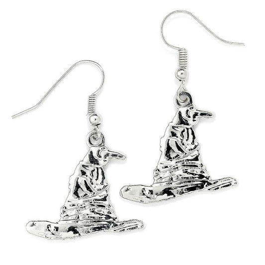 Harry Potter Silver Plated Sorting Hat Hook Earrings collectible from Infinity Collectibles 2026