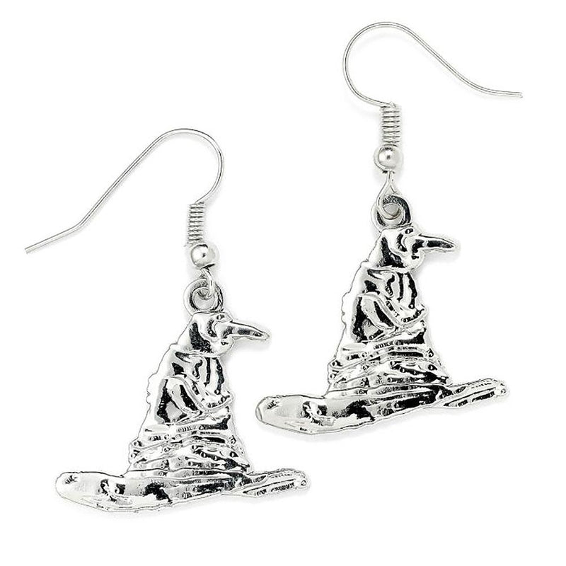 Harry Potter Silver Plated Sorting Hat Hook Earrings collectible from Infinity Collectibles 2026