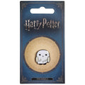 Harry Potter Badge Chibi Hedwig Owl, side angle