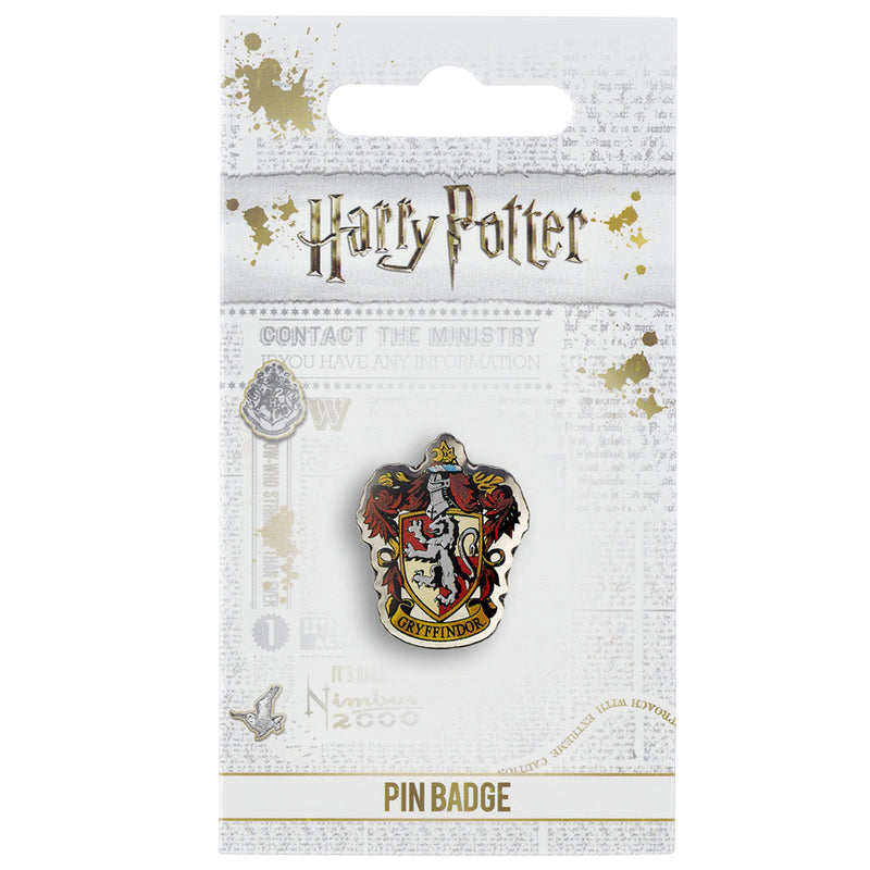 Harry Potter Gryffindor Pin Badge, side angle