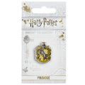 Harry Potter Hufflepuff Pin Badge, side angle