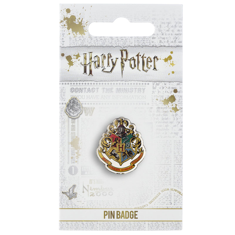 Harry Potter Hogwarts Pin Badge, side angle