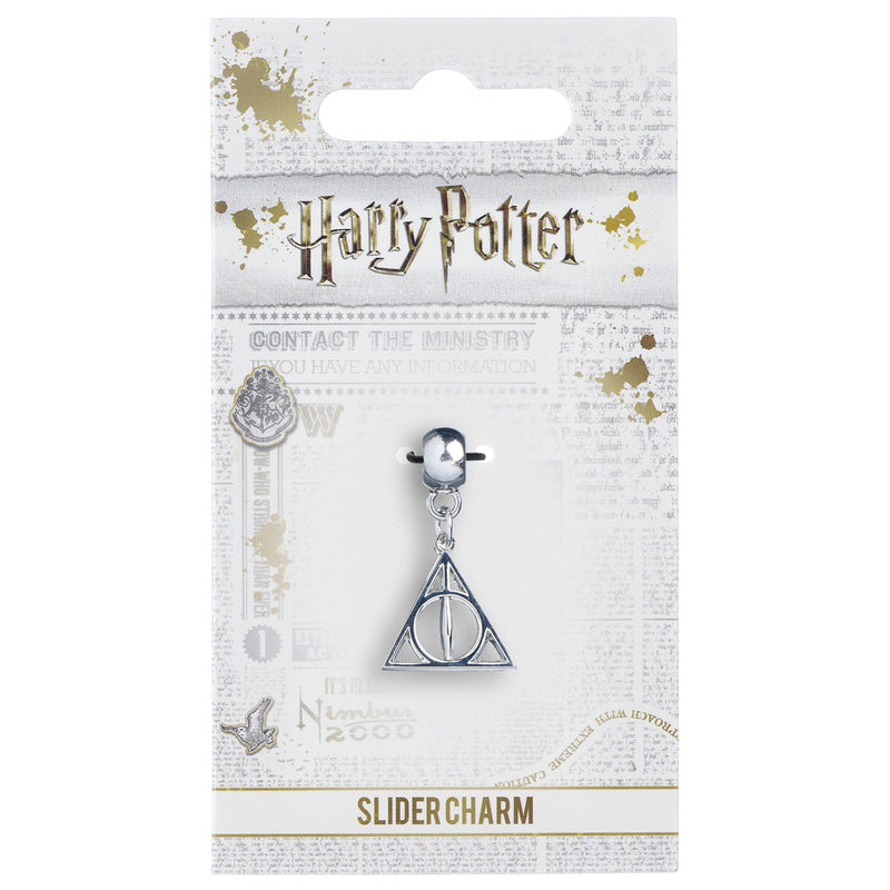 Harry Potter Silver Plated Deathly Hallows Charm, alternate view
