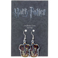 Harry Potter Silver Plated Gryffindor Hook Earrings, alternate view