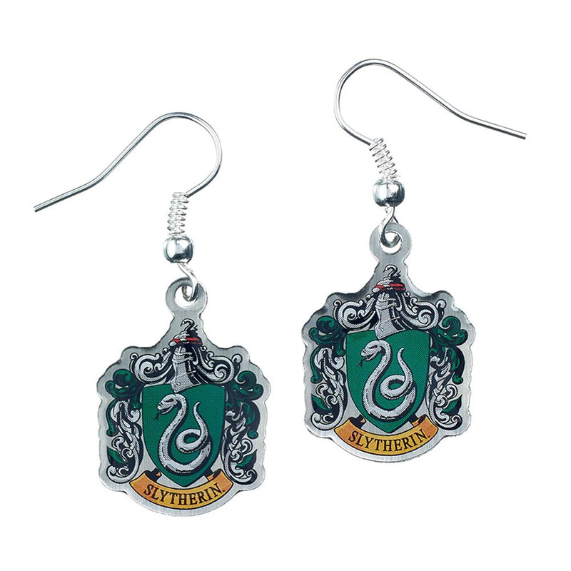 Harry Potter Silver Plated Slytherin Hook Earrings collectible from Infinity Collectibles 2026