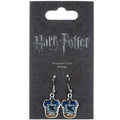 Harry Potter Silver Plated Ravenclaw Hook Earrings, alternate view