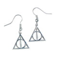 Harry Potter Silver Plated Deathly Hallows Hook Earrings collectible from Infinity Collectibles 2026