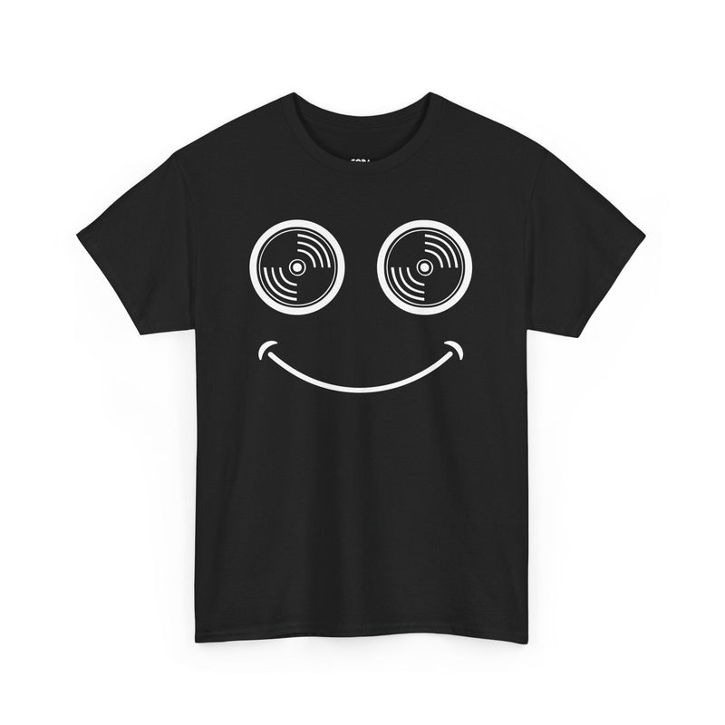 Vinyl Makes Me Happy Men's T-Shirt, rear view