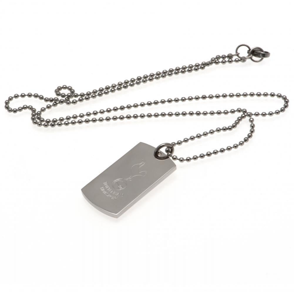 Tottenham Hotspur FC Engraved Dog Tag & Chain