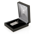 Tottenham Hotspur FC Engraved Dog Tag & Chain, side angle