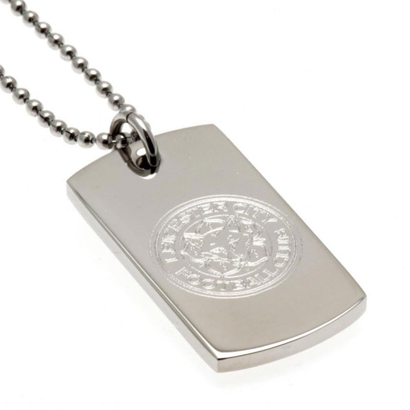 Leicester City FC Engraved Dog Tag & Chain collectible from Infinity Collectibles 2026