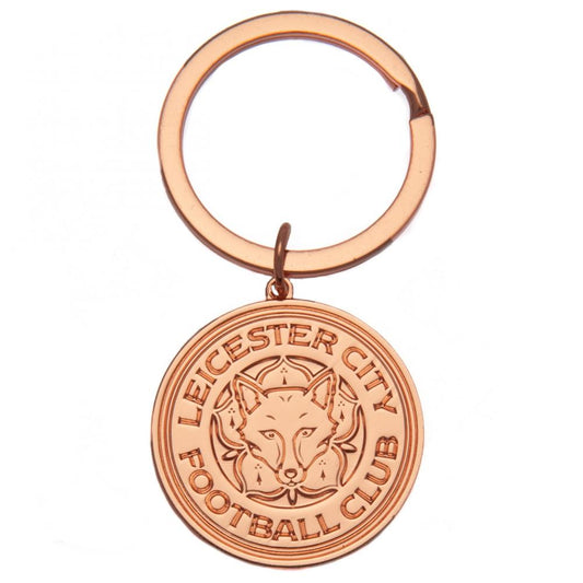 Leicester City FC Rose Gold Crest Keyring collectible from Infinity Collectibles 2026