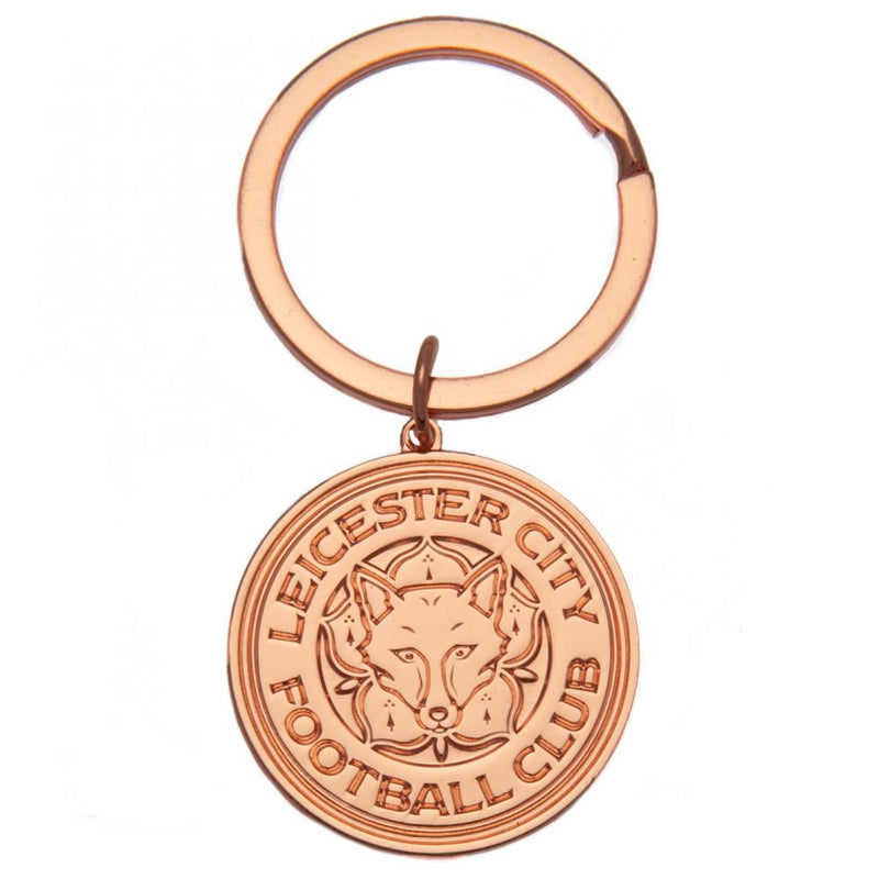 Leicester City FC Rose Gold Crest Keyring collectible from Infinity Collectibles 2026