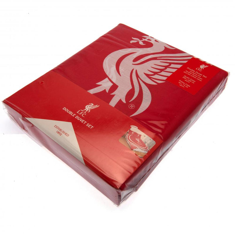 Liverpool FC Pulse Double Duvet Set, side angle