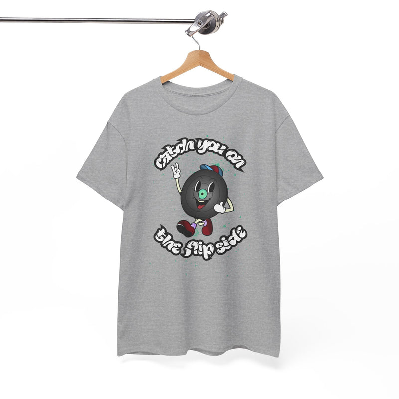 'Catch You On The Flip Side' Men's Vinyl T-Shirt, alternate view