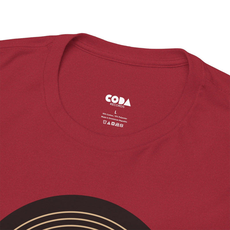 Vinyl Record Logo Men's T-Shirt, rear view