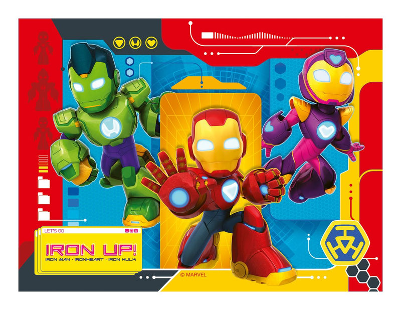 Iron Man & His Awesome Friends 4 in a Box Jigsaw Puzzles - Image