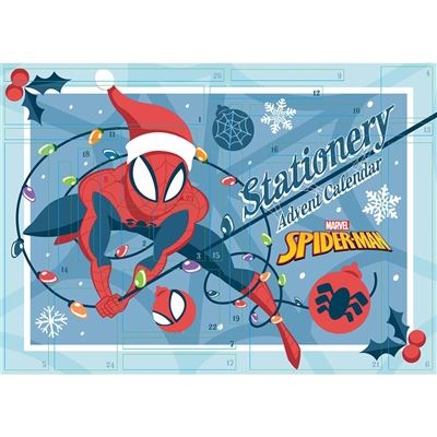 Marvel Spiderman Stationery Set Advent Calendar