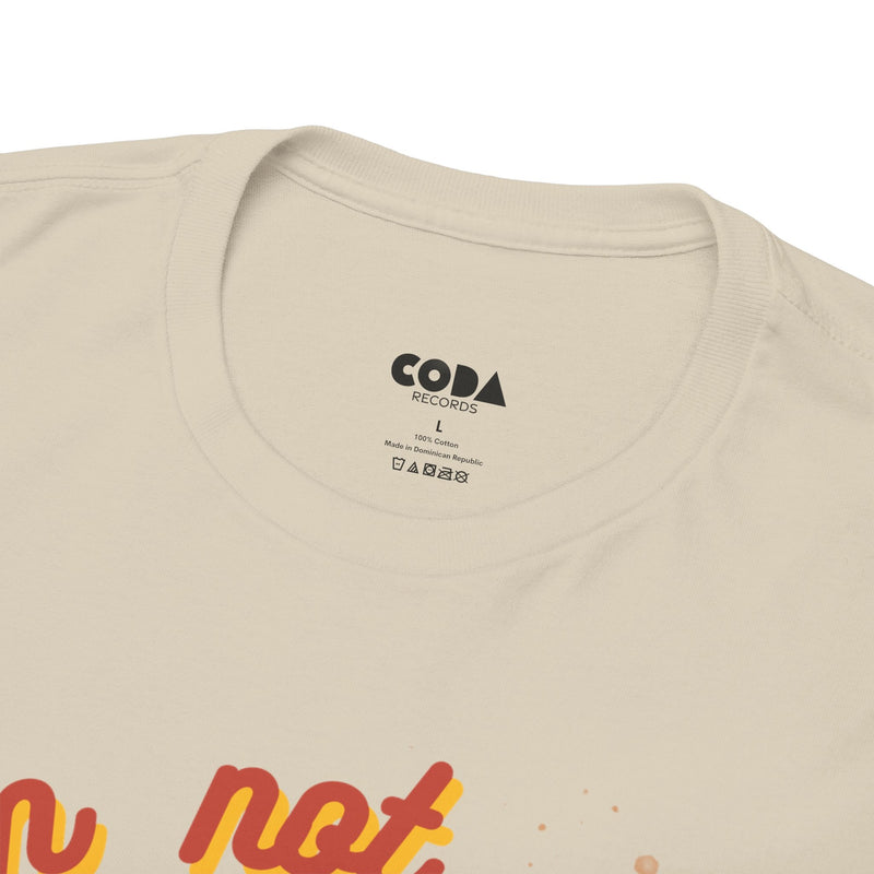 'I'm Not Old, I'm a Classic' Men's Vinyl Record T-Shirt, close-up detail