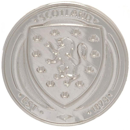Scottish FA Silver Plated Crest Badge collectible from Infinity Collectibles 2026