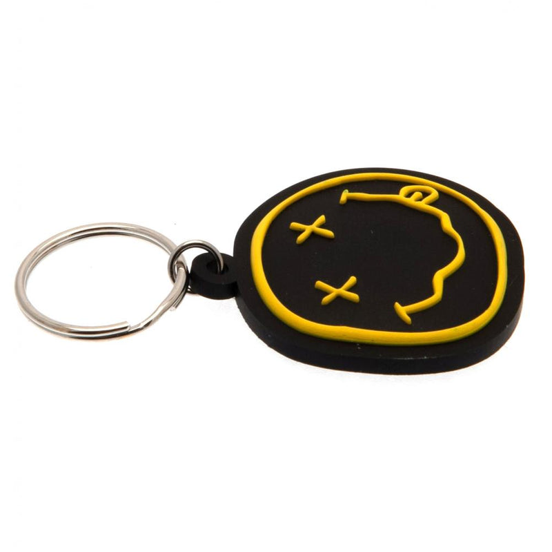 Nirvana PVC Keyring, alternate view