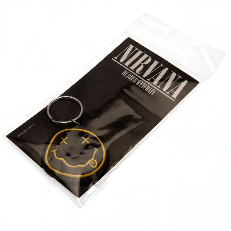 Nirvana PVC Keyring, side angle