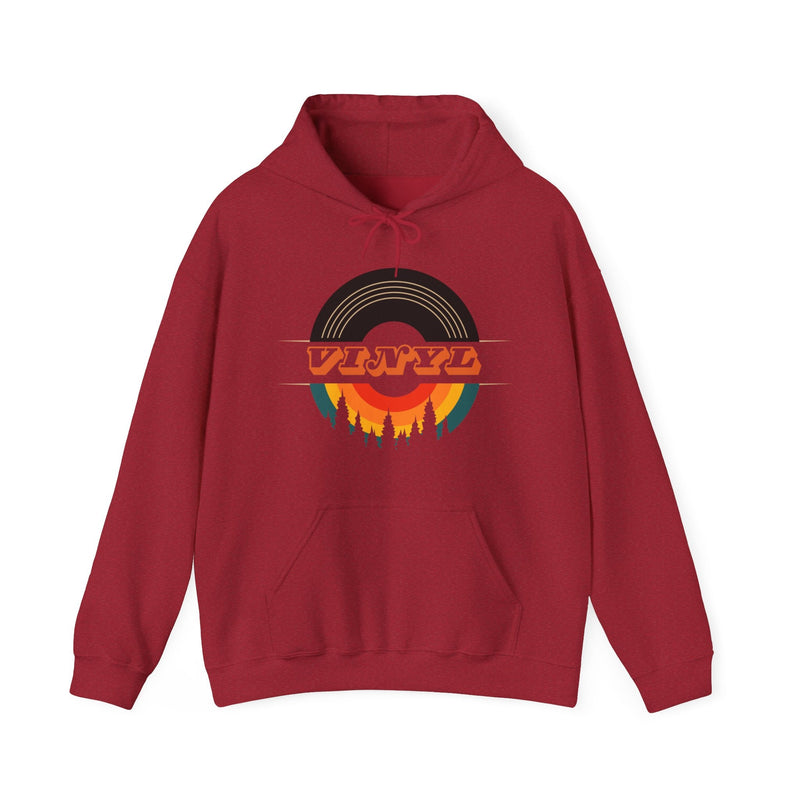 Vinyl Record Logo Men's Hoodie collectible from Coda Records