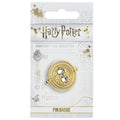 Harry Potter Time Turner Pin Badge, side angle