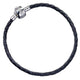 Harry Potter Leather Charm Bracelet Black XS