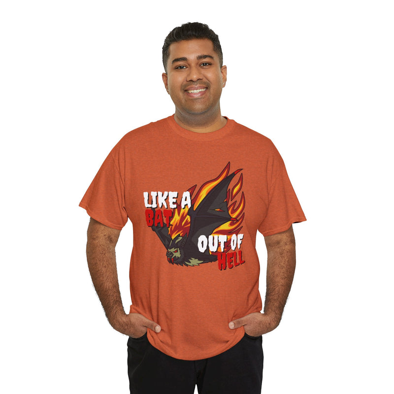 'Like a Bat Out of Hell' Men's T-Shirt, packaging shot