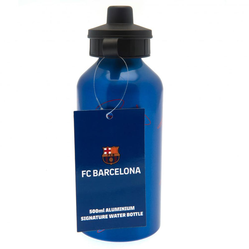 FC Barcelona Aluminium Drinks Bottle SG, side angle