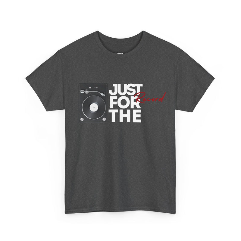 'Just for the Record' Men's Vinyl T-Shirt, additional view