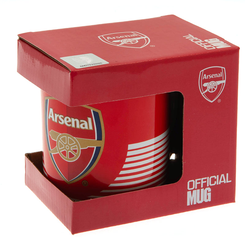 Arsenal FC Linea Mug, close-up detail