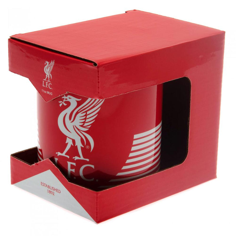 Liverpool FC Linea Mug, close-up detail