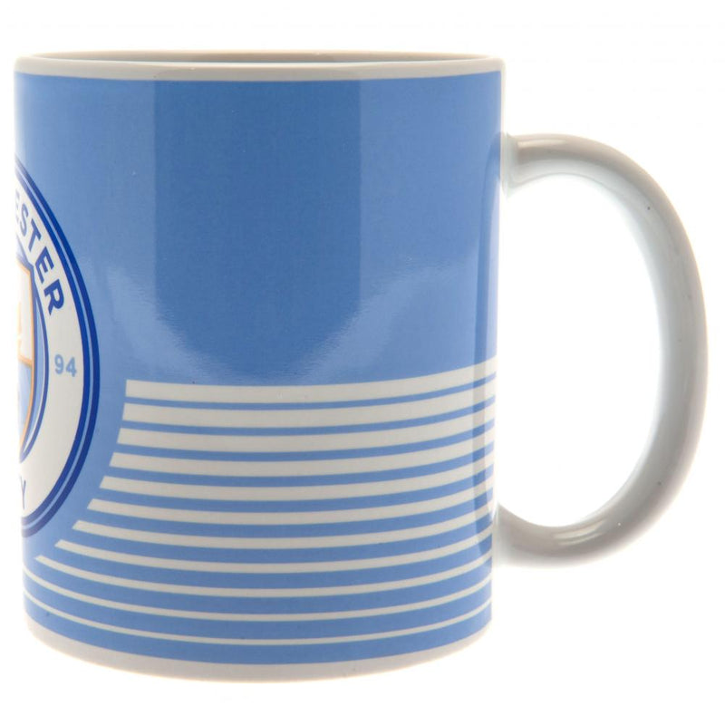 Manchester City FC Linea Mug, side angle