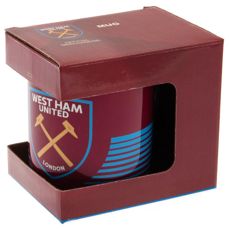 West Ham United FC Linea Mug, close-up detail