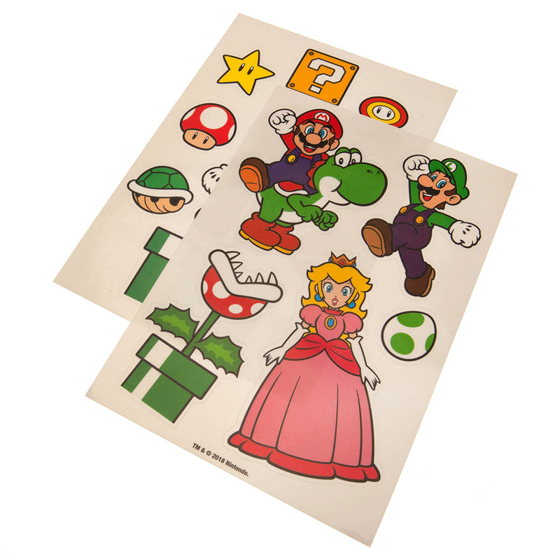 Super Mario Tech Stickers, side angle