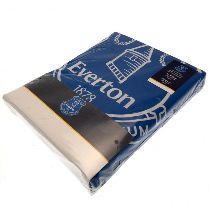 Everton FC Pulse Double Duvet Set, side angle