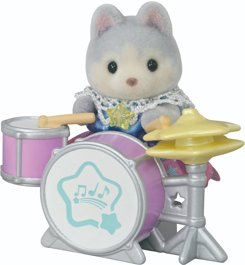 Sylvanian Families Baby Starry Concert Playset for Children Age 3 & Up, packaging shot