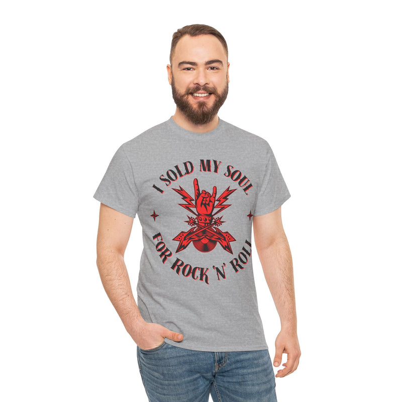 'I Sold My Soul for Rock 'n' Roll' T-Shirt, side angle